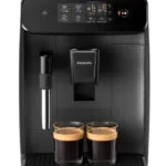 Philips Series 800 Αυτόματη Μηχανή Espresso 1500W Πίεσης 15bar για Cappuccino με Μύλο Άλεσης Μαύρη