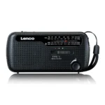 Lenco MCR-113BK Επιτραπέζιο Ραδιόφωνο Ηλιακό Μαύρο