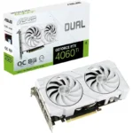 Asus GeForce RTX 4060 Ti 8GB GDDR6 Dual EVO OC White Κάρτα Γραφικών 90YV0J4B-M0NA00
