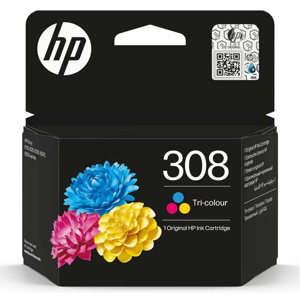 HP 308 Γνήσιο Μελάνι Εκτυπωτή InkJet Πολλαπλό (Color) (7FP20UE) - Image 1