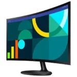 Samsung Essential S3 S36GD VA Curved Monitor 24" FHD 1920x1080 με Χρόνο Απόκρισης 4ms GTG