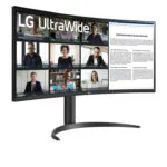 LG 34WR55QK-B Ultrawide VA HDR Curved Monitor 34" QHD 3440x1440 με Χρόνο Απόκρισης 5ms GTG