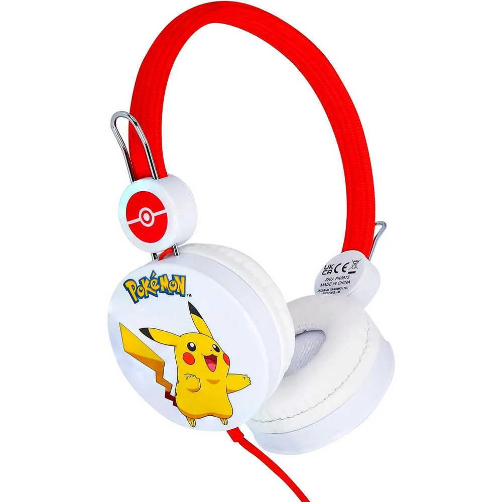 20241112162532_011e0673 Celly Pokemon Pikachu Ενσύρματα Παιδικά On Ear Ακουστικά Κόκκινα - Image 1