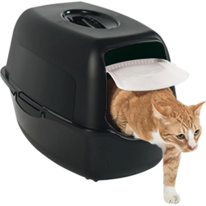 20241113122217_c426ce98 Rotho My Pet Bailey Τουαλέτα Γάτας Κλειστή Μαύρη Μ56 x Π40 x Υ39cm - Image 1