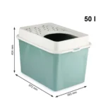 Rotho My Pet Berty Τουαλέτα Γάτας Κλειστή Πράσινη Μ57.2 x Π39.3 x Υ40.4cm