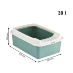 Rotho My Pet Bonnie Eco Λεκάνη Γάτας Πράσινη Μ56 x Π17 x Υ40cm