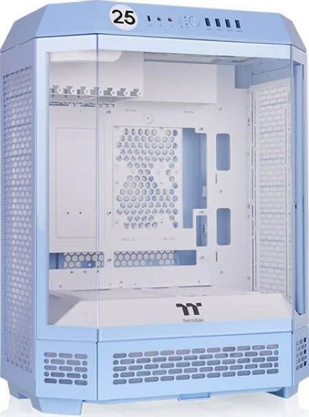 Thermaltake The Tower 600 Gaming Midi Tower Κουτί Υπολογιστή με Πλαϊνό Παράθυρο Μπλε - Image 1
