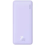 Baseus Airpow Power Bank 10000mAh 20W με Θύρα USB-A και Θύρα USB-C Power Delivery Μωβ