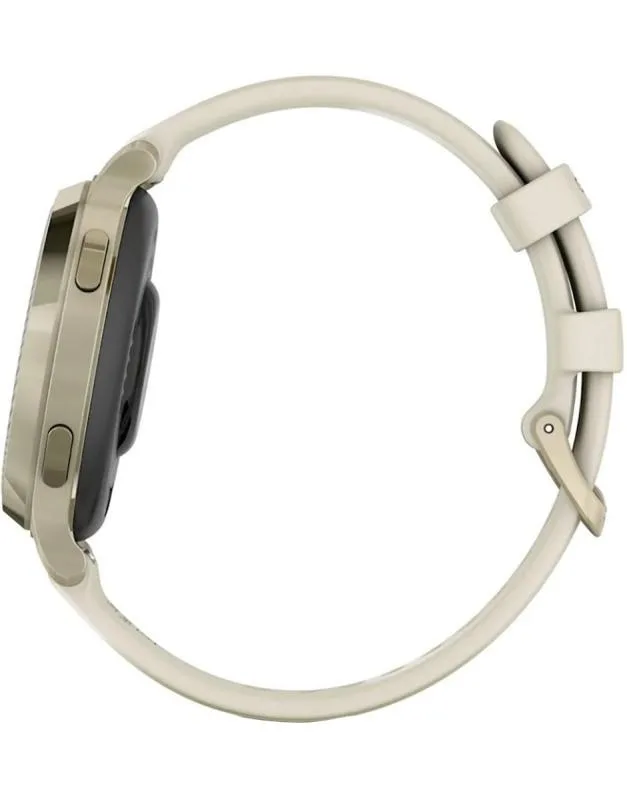 20241114124032_00fc29be Garmin Lily 2 Aluminium 35mm Αδιάβροχο Smartwatch με Παλμογράφο (Gold/Bone) - Image 1