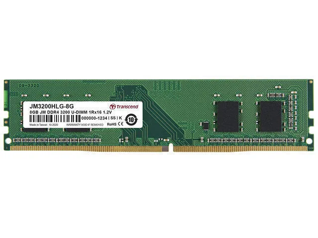20241114142852_bbef743f Transcend DDR4 με Module 1x8GB και Ταχύτητα 3200 για Desktop JM3200HLG-8G - Image 1