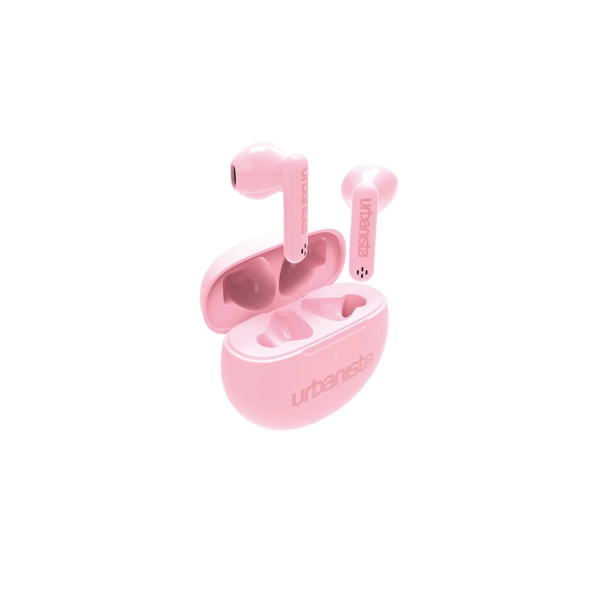 Urbanista Austin Earbud Bluetooth Handsfree Ακουστικά με Αντοχή στον Ιδρώτα και Θήκη Φόρτισης Pink Blossom - Image 1