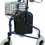 Πτυσσόμενος Περιπατητήρας Rollator Μπλε