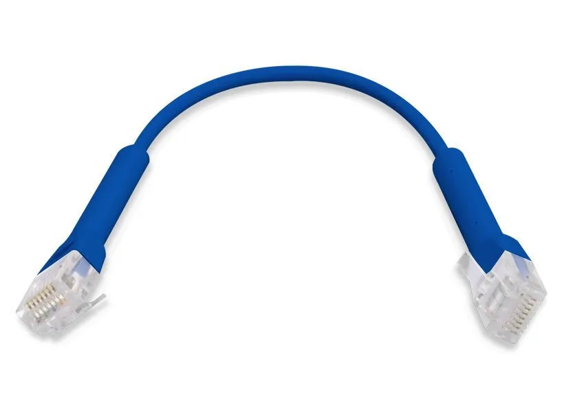20241114145850_8cd1cb1f Ubiquiti U/UTP Cat.6 Καλώδιο Δικτύου Ethernet 0.1m Μαύρο 1τμχ U-Cable-PATCH-RJ45-BL - Image 1