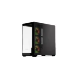 Krux Exo Gaming Midi Tower Κουτί Υπολογιστή με Πλαϊνό Παράθυρο και ARGB Φωτισμό Μαύρο