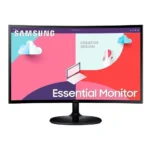 Samsung Essential Monitor VA HDR Curved Monitor 24" FHD 1920x1080 με Χρόνο Απόκρισης 4ms GTG