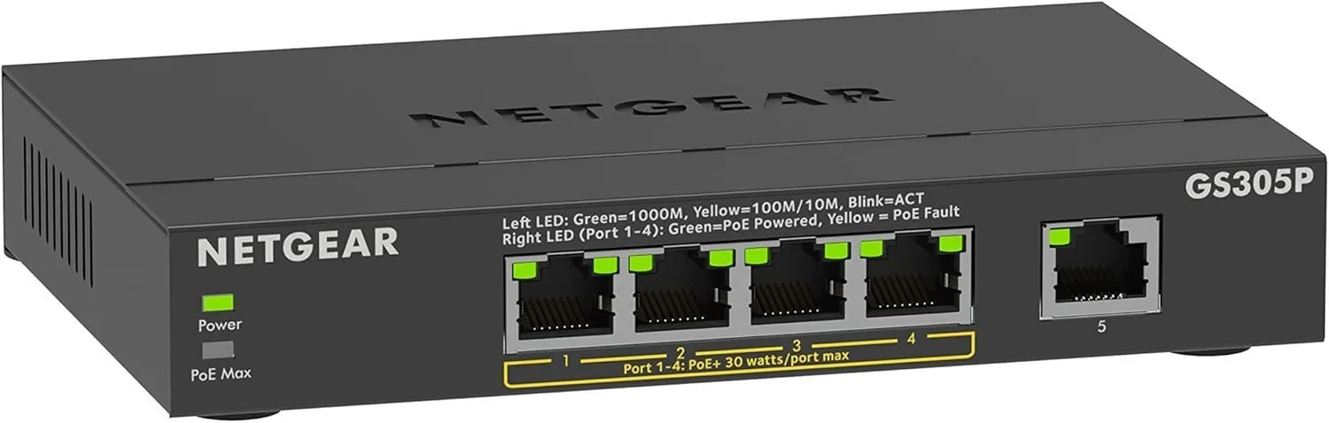 20241115104055_netgear_gs305p_300eus_managed_l3_poe_switch_me_48_thyres_gigabit_1gbps_ethernet_kai_4_sfp_thyres NetGear GS305P-300EUS Managed L3 PoE Switch με 4 Θύρες Gigabit (1Gbps) Ethernet - Image 1