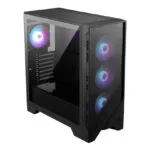 MSI MAG Forge 321r Airflow Gaming Midi Tower Κουτί Υπολογιστή με Πλαϊνό Παράθυρο και RGB Φωτισμό Μαύρο