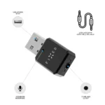 Fixed Bluetooth 5.1 Receiver με θύρες εξόδου USB / 3.5mm Jack και Μικρόφωνο