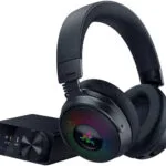 Razer Kraken V4 Pro & OLED Control Hub Ασύρματο On Ear Gaming Headset με σύνδεση 3.5mm / Bluetooth / USB