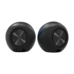 Creative Pebble X Ηχεία Υπολογιστή 2.0 με RGB Φωτισμό και Bluetooth Ισχύος 30W σε Μαύρο Χρώμα