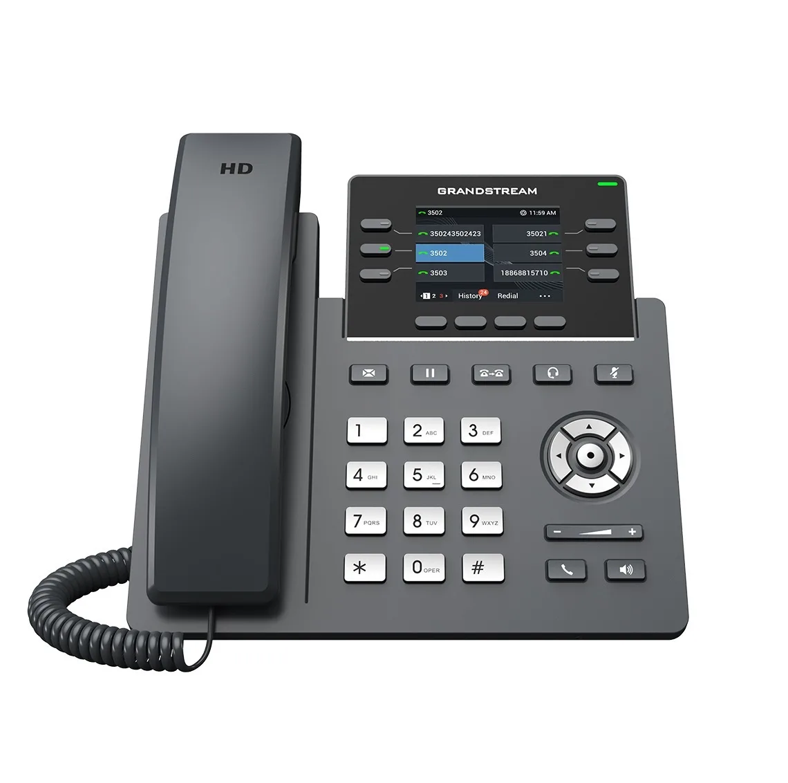20241126134154_grandstream_grp2613w_tilefono_ip_mayro Grandstream Grp2613w Ενσύρματο Τηλέφωνο IP Μαύρο - Image 1