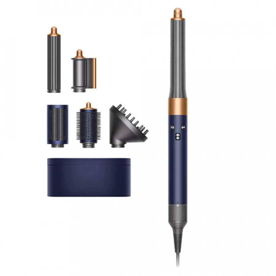 Dyson HS05 Airwrap Complete Long Volumise Ηλεκτρική Βούρτσα με Αέρα για Ίσιωμα και Μπούκλες 1300W Prussian Blue/Rich Copper 581143-01 - Image 1