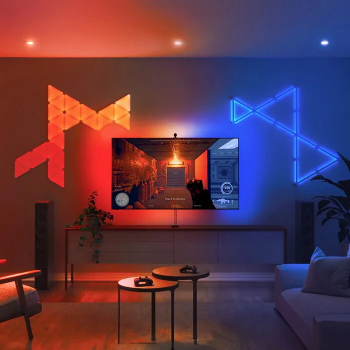 20241126164124_1fb44f4f Nanoleaf Smart Ταινία LED Wi-Fi Τηλεόρασης RGB Φως 1.65m με Τροφοδοτικό NL0043 - Image 1