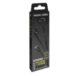 SBS Music Hero In-ear Handsfree Ακουστικά με Βύσμα USB-C Μαύρο