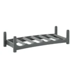 Rotho Vario Tabletop Wine Rack 6 Bottle S Grey