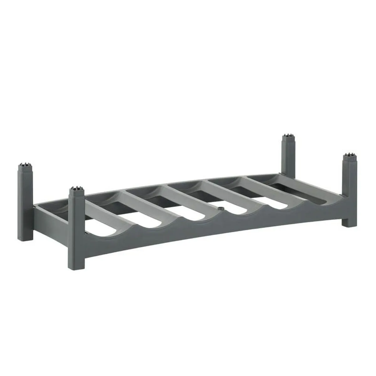 20241127121858_rotho_vario_tabletop_wine_rack_6_bottle_s_grey Rotho Vario Tabletop Wine Rack 6 Bottle S Grey - Image 1