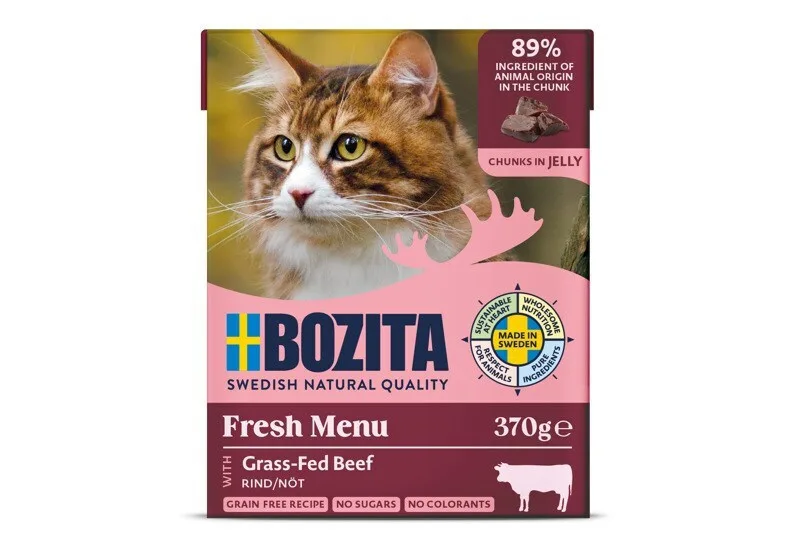 20241128143723_210f42a3 Bozita Feline Υγρή Τροφή για Ενήλικες Γάτες σε Φακελάκι με Βοδινό χωρίς Σιτηρά & Γλουτένη 370gr FK-4913 - Image 1