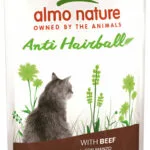Almo Nature Anti Hairball Υγρή Τροφή για Ενήλικες Γάτες σε Φακελάκι με Βοδινό χωρίς Γλουτένη 70gr