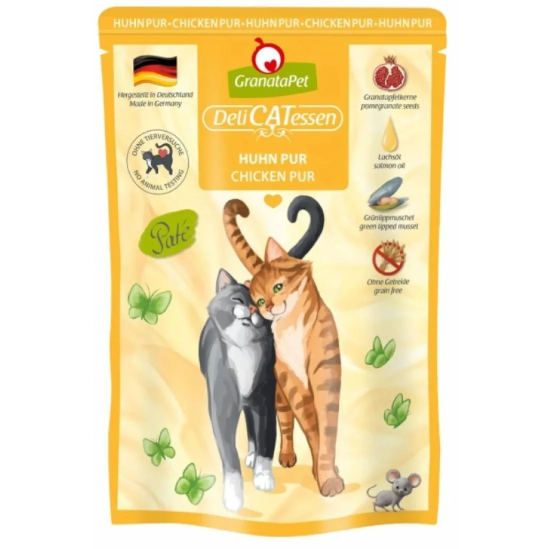 Granata Pet Foods Delicatessen Υγρή Τροφή για Γάτες σε Φακελάκι με Κοτόπουλο χωρίς Σιτηρά 85gr 197786 - Image 1