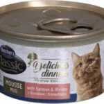 Butcher's Pet Care Classic Delicious Dinners Υγρή Τροφή για Ηλικιωμένες Γάτες σε Κονσέρβα με Σολομό χωρίς Γλουτένη 85gr 291568
