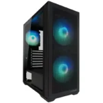 LC-Power 717 Gaming Midi Tower Κουτί Υπολογιστή με RGB Φωτισμό Μαύρο