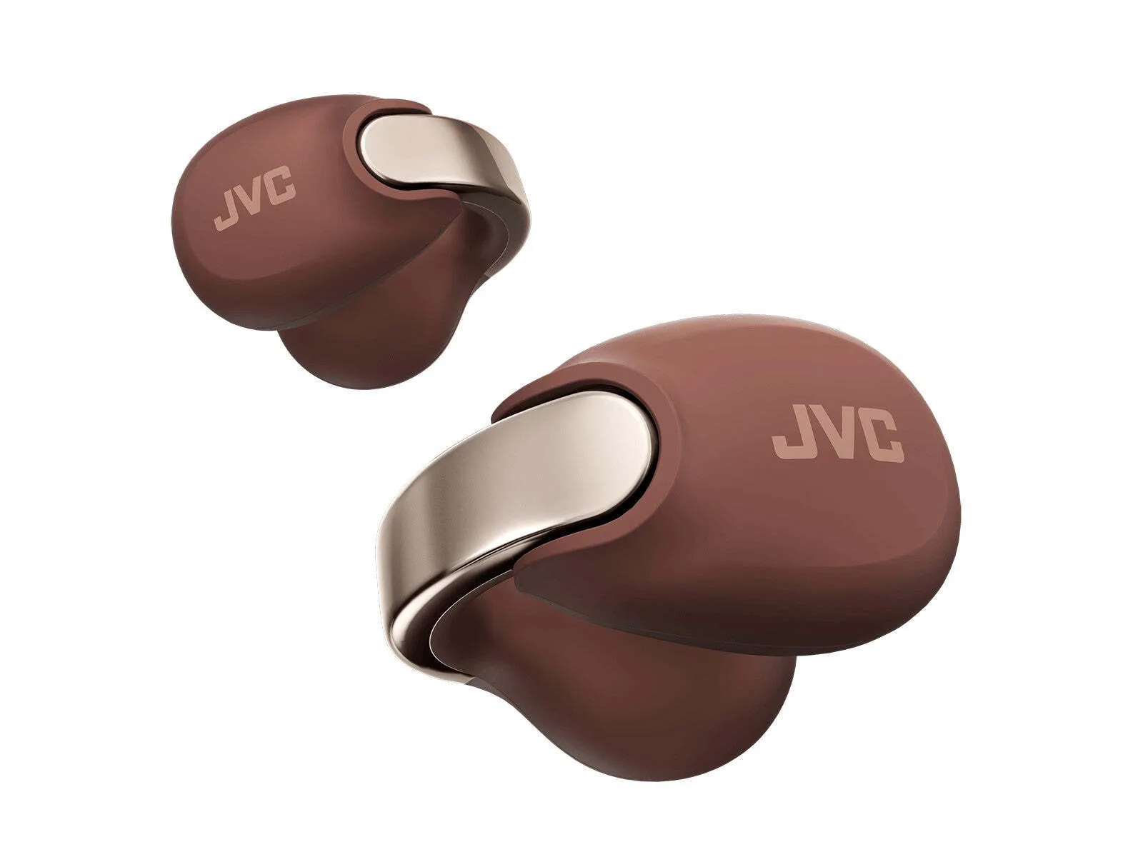 20241129124320_48f6c415 JVC HA-NP1T Open Ear Bluetooth Handsfree Ακουστικά με Αντοχή στον Ιδρώτα και Θήκη Φόρτισης Maroon - Image 1