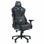 Asus ROG Chariot X Καρέκλα Gaming Δερματίνης με Ρυθμιζόμενα Μπράτσα και RGB Φωτισμό Μαύρη