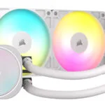 Corsair Nautilus 240 RS Υδρόψυξη Επεξεργαστή Διπλού Ανεμιστήρα 120mm για Socket AM4/AM5/1700 με ARGB Φωτισμό Λευκή