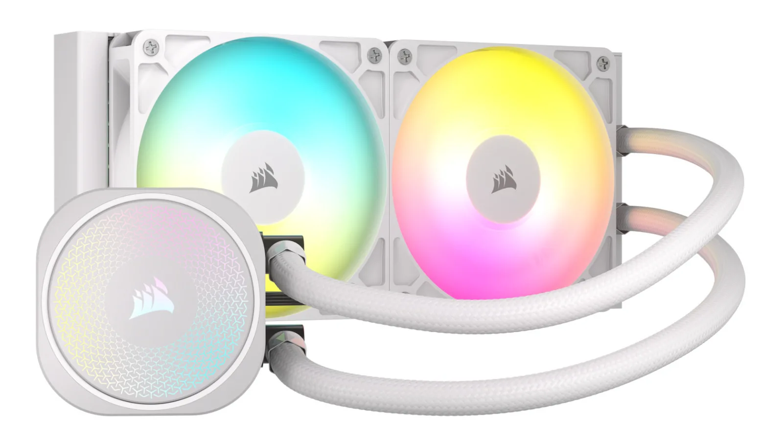 Corsair Nautilus 240 RS Υδρόψυξη Επεξεργαστή Διπλού Ανεμιστήρα 120mm για Socket AM4/AM5/1700 με ARGB Φωτισμό Λευκή - Image 1