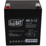Megabat MB 5-12 Μπαταρία UPS με Χωρητικότητα 5Ah και Τάση 12V 1τμχ
