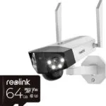 Reolink Duo Series IP Dual Κάμερα Παρακολούθησης 4G Full HD+ 6MP Αδιάβροχη Μπαταρίας με Αμφίδρομη Επικοινωνία και Φακό 2.8mm