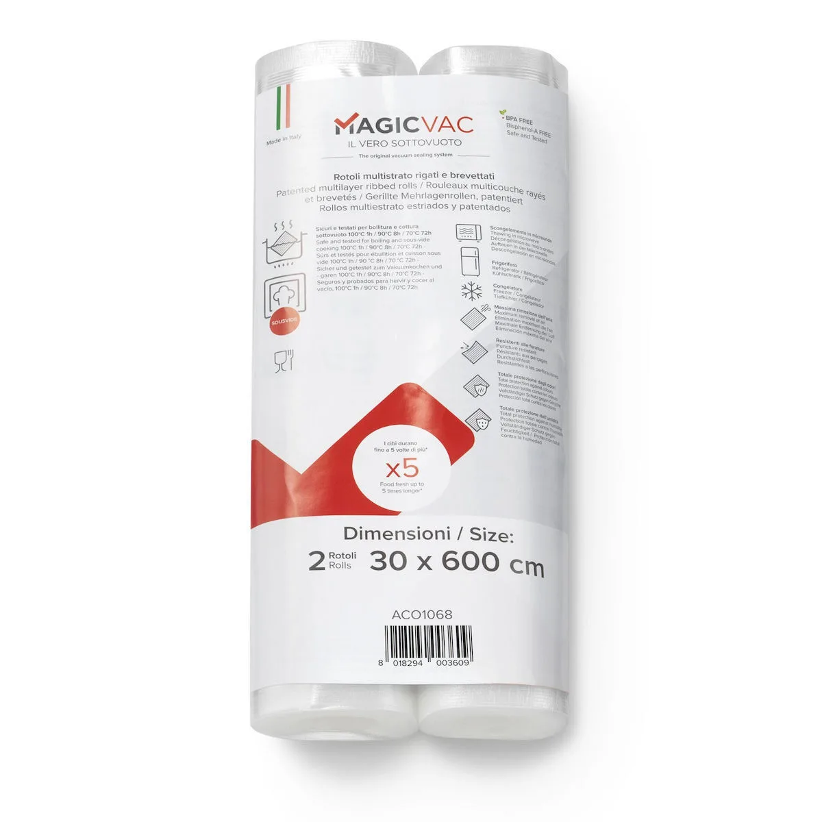 20241202170640_magicvac_sakoules_gia_syskeyes_vacuum MagicVac Σακούλες για Συσκευές Vacuum 300mm x 6m 2τμχ - Image 1