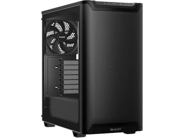 Be Quiet Pure Base 501 Gaming Midi Tower Κουτί Υπολογιστή με Πλαϊνό Παράθυρο Airflow Window Black - Image 1
