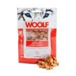 Woolf Snacks Salmon Chunkies Λιχουδιές Σκύλου χωρίς Σιτηρά & Γλουτένη με Σολομό 100gr