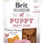 Brit Turkey Meaty Coins Λιχουδιά για Κουτάβια Διαίτης με Γαλοπούλα, Κοτόπουλο, Κρέας, Κολοκύθα και Τόνο 80gr