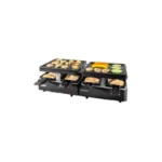 Unold Επιτραπέζια Ηλεκτρική Ψησταριά Raclette Λείας και Αυλακωτής Πλάκας 1300W 21x21εκ. 48755
