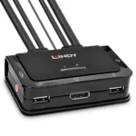 Lindy KVM Switch DisplayPort 1.2 USB 2.0 Audio