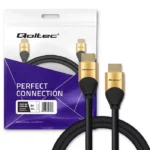 Qoltec HDMI 2.1 Cable HDMI male - HDMI male 3m Μαύρο 50356