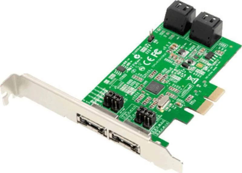20241205162413_3617f6b3 Dawicontrol Κάρτα PCIe σε 4 θύρες SATA (DC-614E) - Image 1