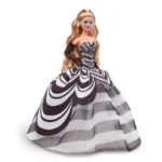 Barbie 65th Anniversary Collectible Doll Κούκλα with Blonde Hair and Black and White Gown για 3+ Ετών 28εκ. HRM58